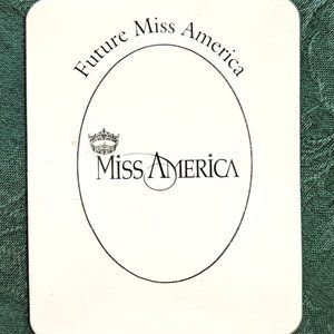 3 for $10 ⭐ Future Miss America Magnet Picture Frame White Black 3x4"